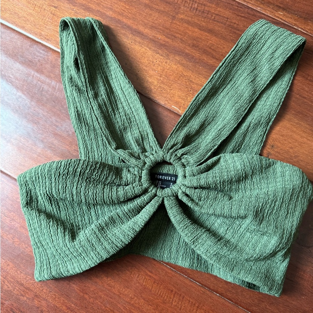 Forever 21 O-ring bra top NWOT